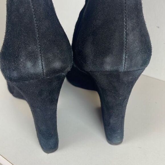 Sam Edelman Wilson Suede Ankle Boots 8.5 Black - Picture 9 of 11